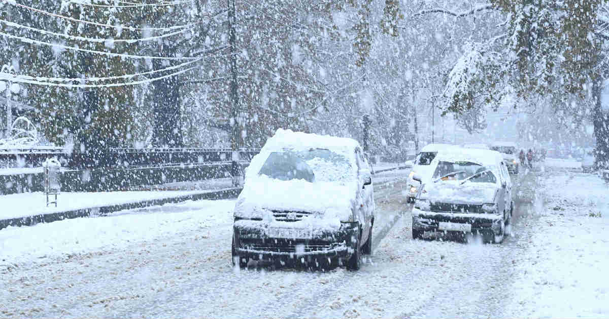 Snow in Jammu and Kashmir