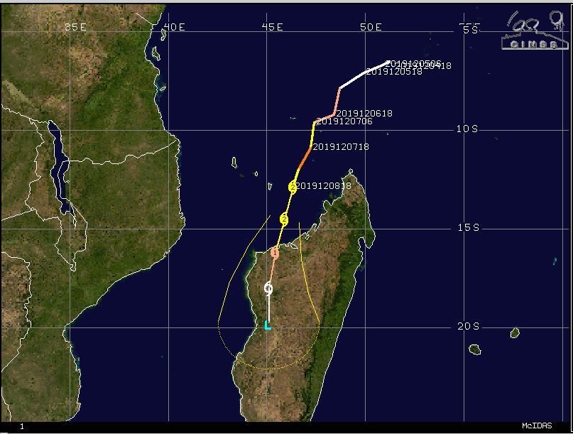 Cyclone Belna in Madagascar