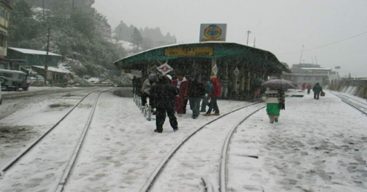 Darjeeling snow