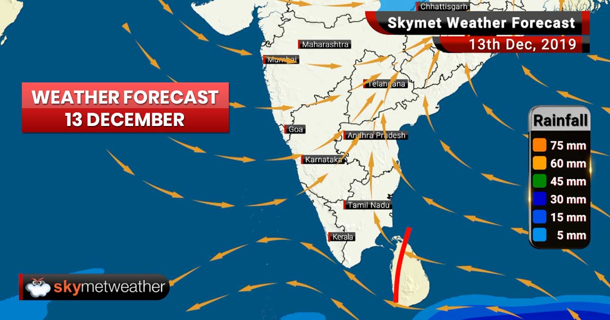 Weather Forecast Dec 13: Rains ahead for Delhi, Shimla, Manali, Srinagar, Nainital