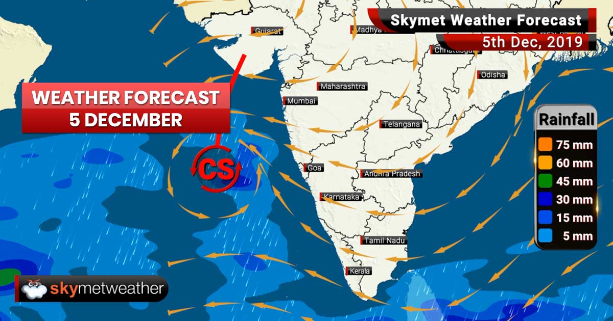Weather Forecast Dec 5: Two Cyclones in Arabian Sea, expect rain in Mumbai, Pune, Nashik