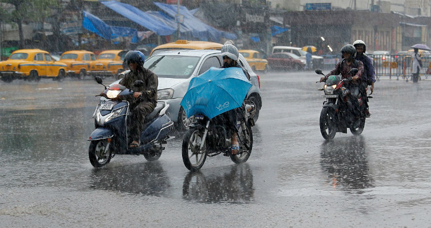 East India rain