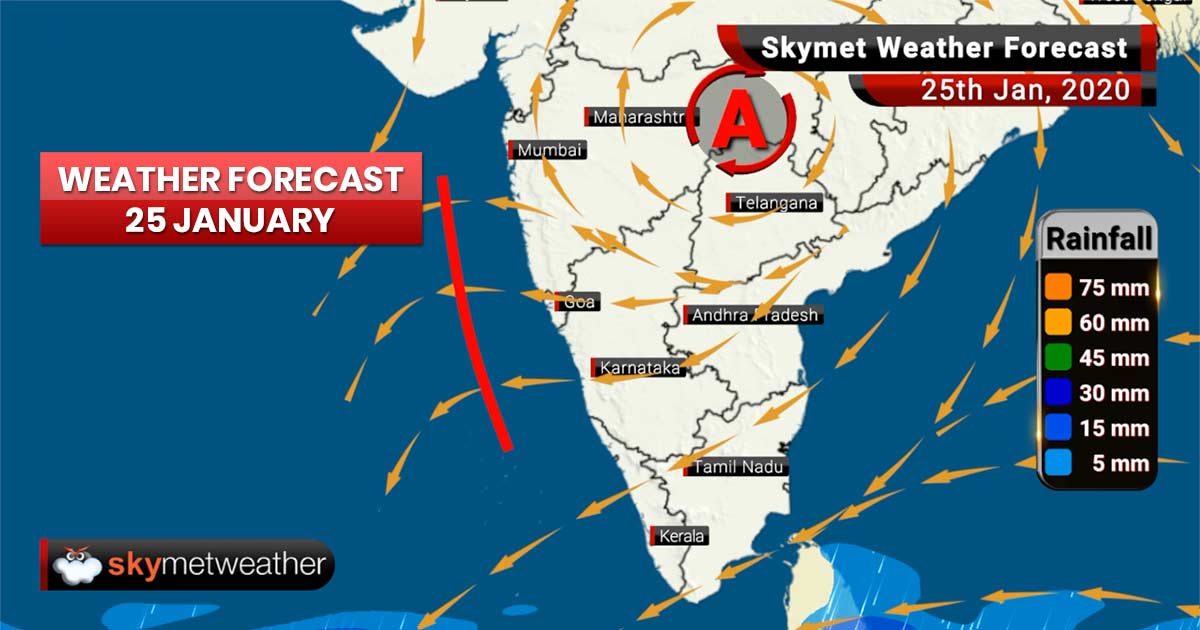Weather Forecast for Jan 25: Fresh Western Disturbance approaches the hills, night to get colder in Bihar and Jharkhand