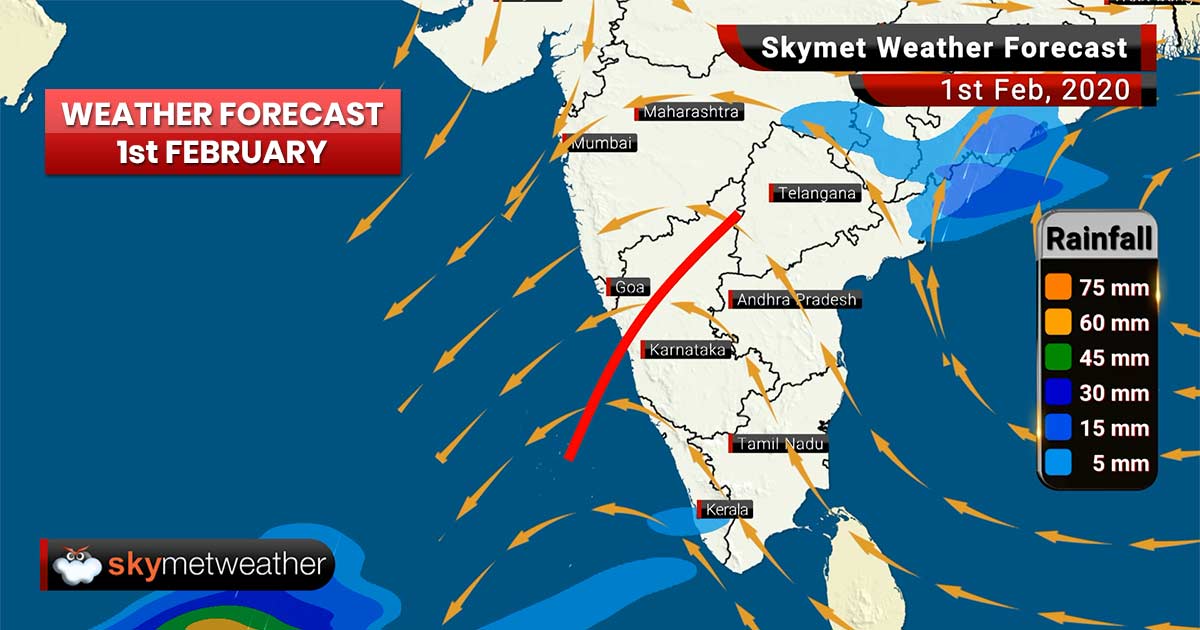 Weather Forecast for 1 Feb: Rain likely in Odisha, Himachal Pradesh. Night to get colder in Gujarat