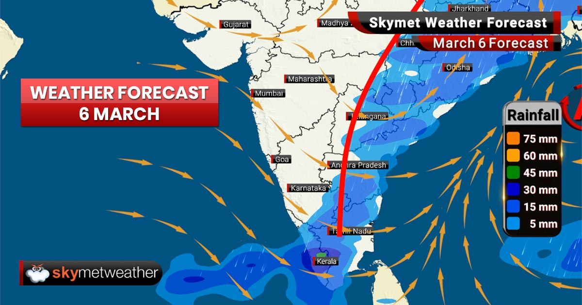 Weather Forecast for Mar 6: Rains, hailstorms ahead for Punjab, Haryana, Delhi, Uttar Pradesh