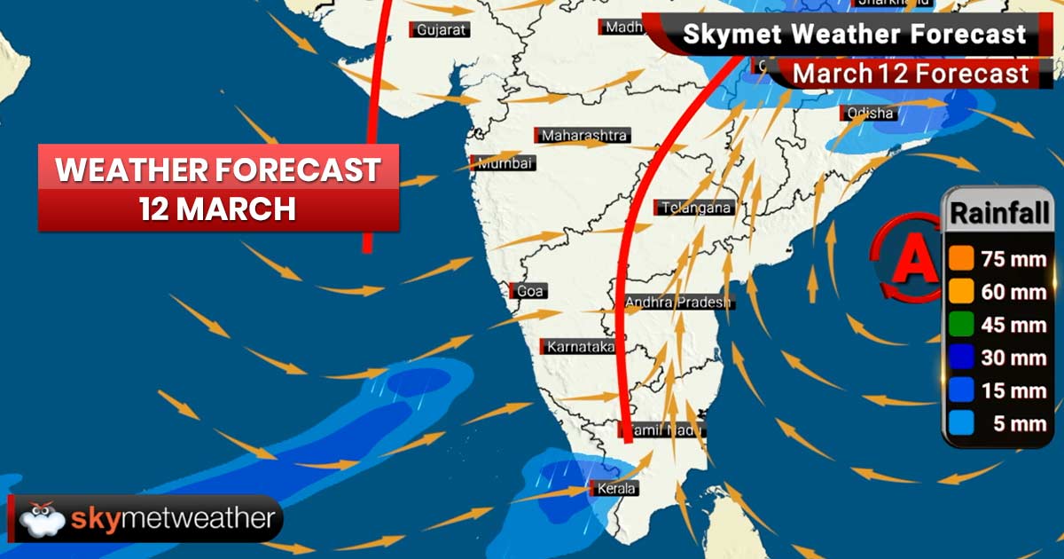 Weather Forecast for Mar 12: Rains, hailstorm to lash Punjab, Uttar Pradesh, Haryana, Rajasthan, Delhi