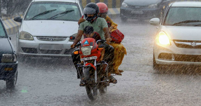 rain in Northwest India 