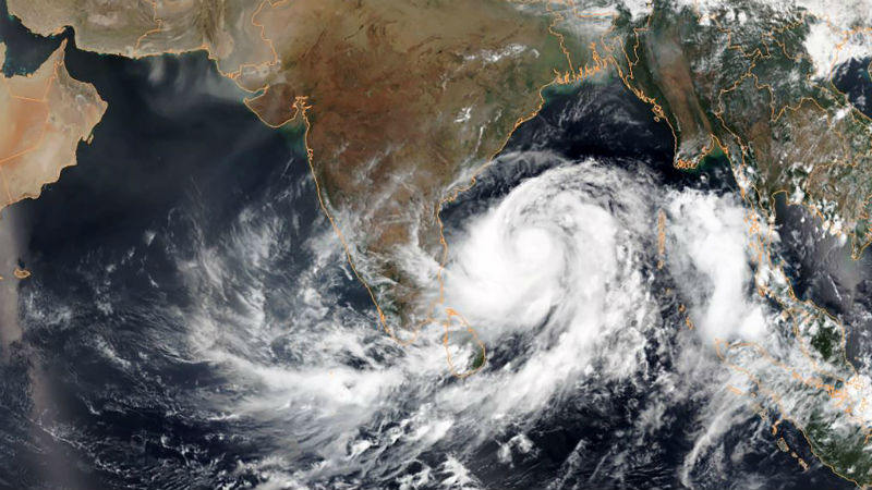 Cyclones in India seas