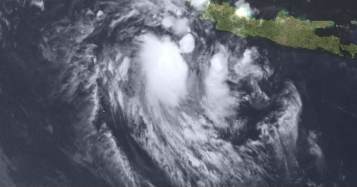 Cyclone in South Indian Ocean