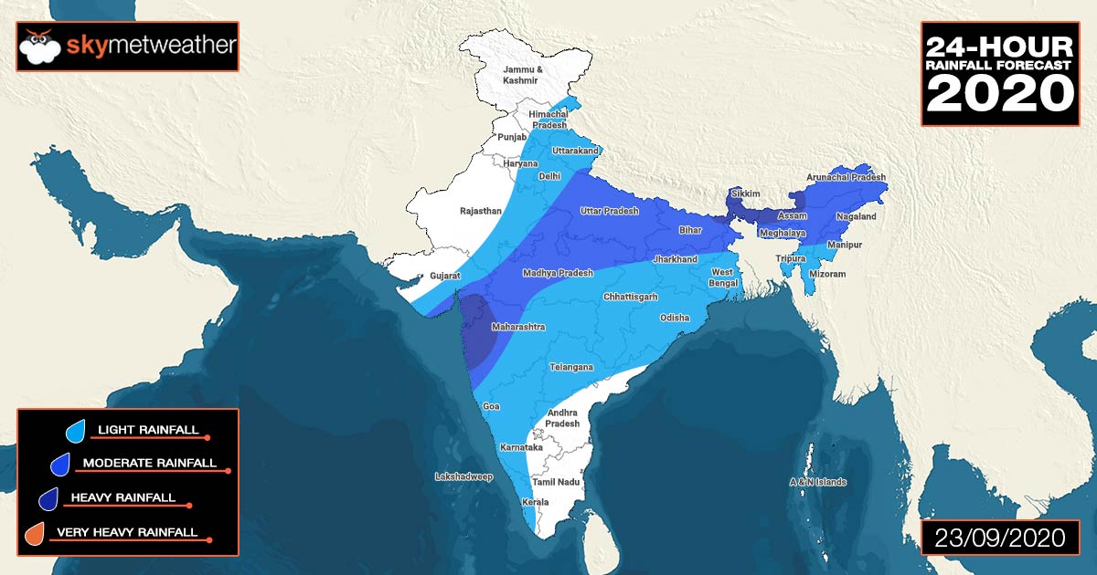 Monsoon rain update and forecast