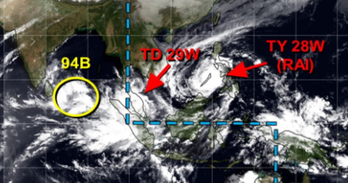 Low Pressure Area Over Bay Of Bengal And Depression Over Malaysia, Heavy Rainfall Over Bay Islands - Vimarsana News