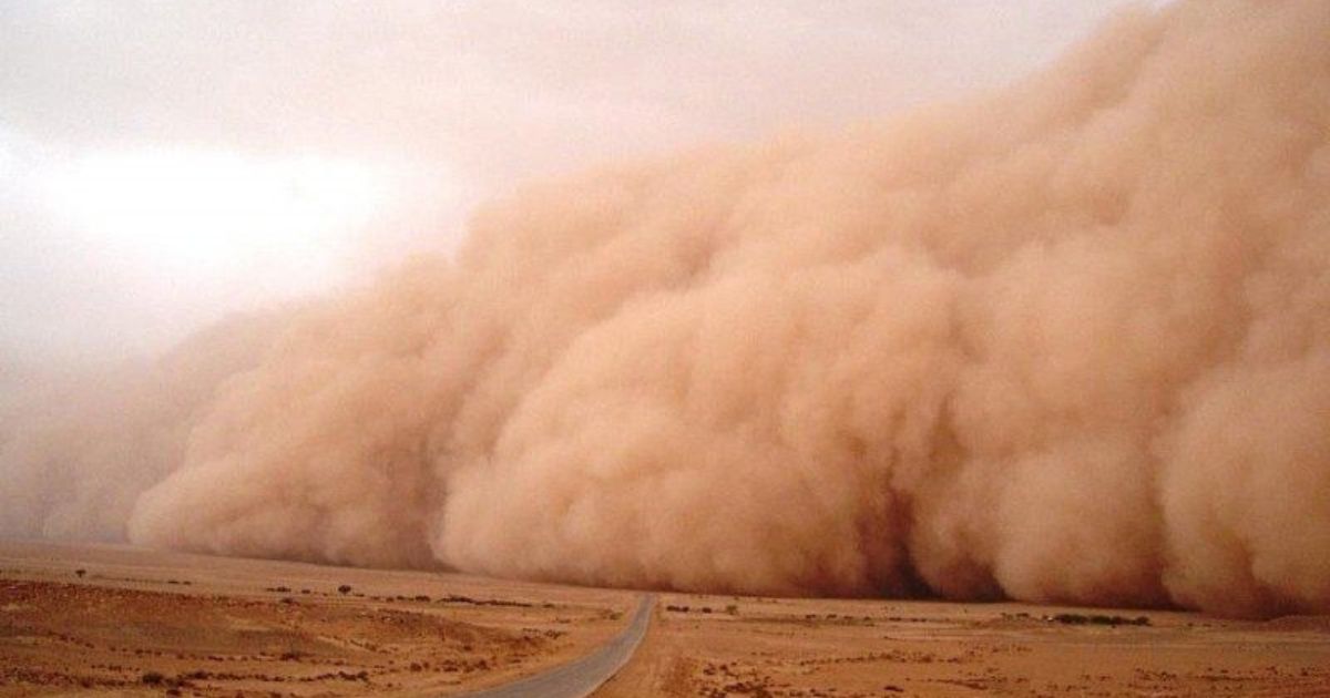 Dust storm in Rajasthan