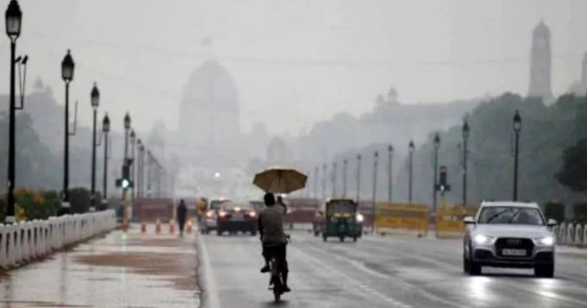 दिल्ली में बारिश का दौर, तापमान बढ़ने की संभावना नहीं। Rainy season in ...
