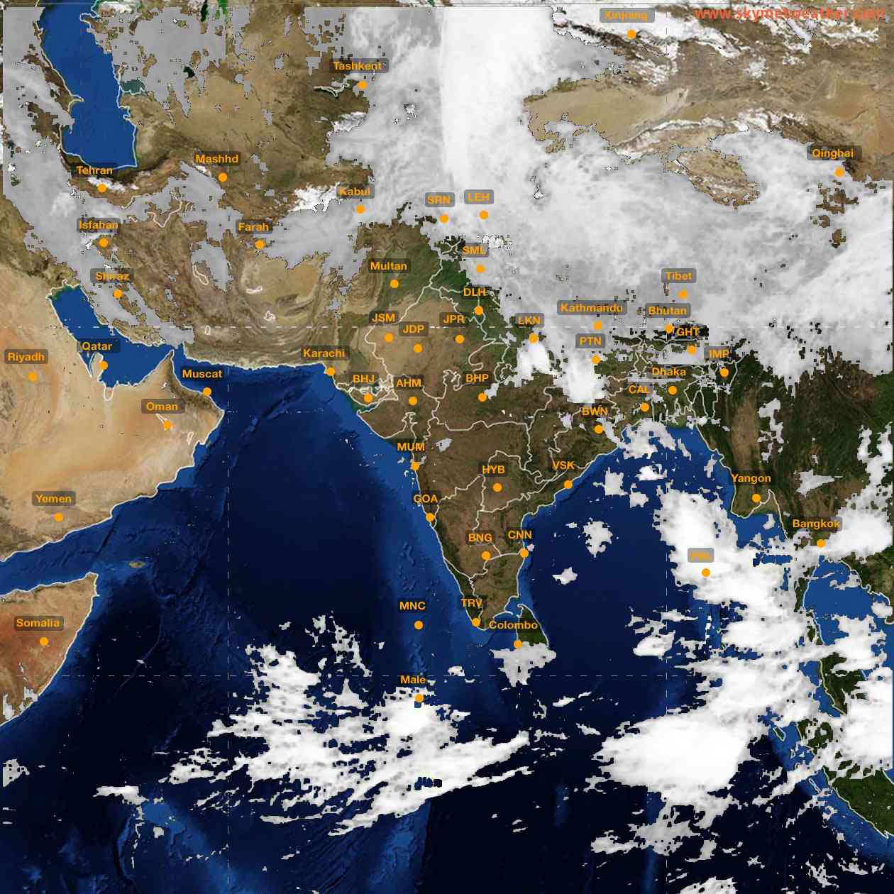 <b style='padding-left:57px;'>07:00</b><br>Satellite Images of India <br>for 29 May 2022