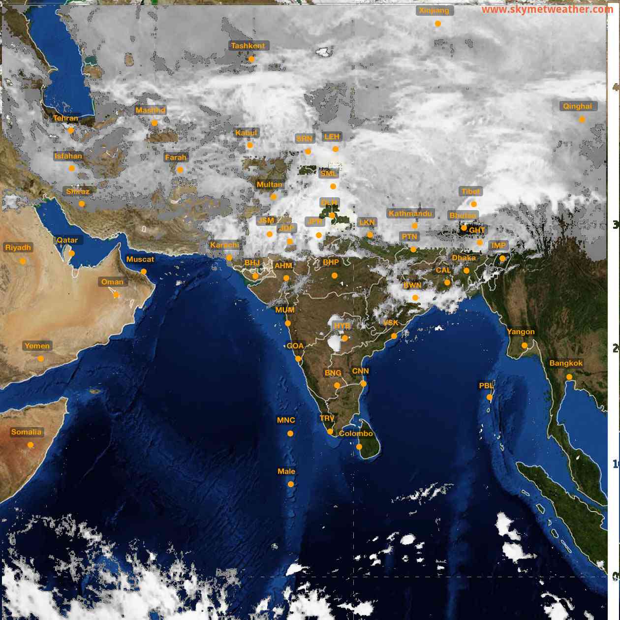 <b style='padding-left:57px;'>04:00</b><br>Satellite Images of India <br>for 27 February 2024
