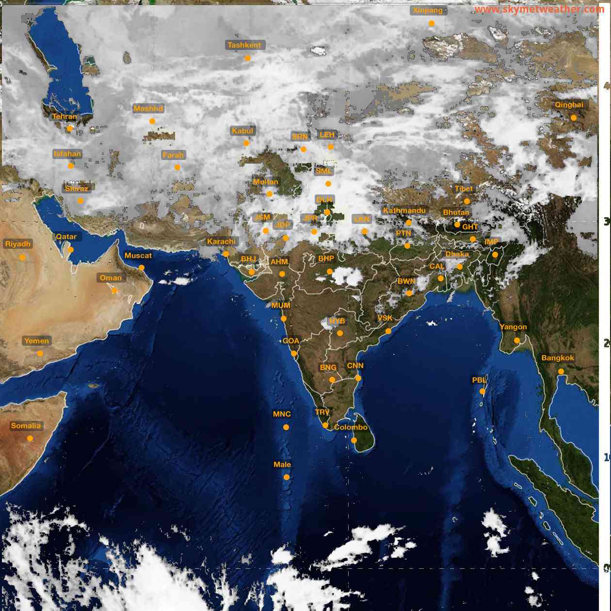 <b style='padding-left:57px;'>09:00</b><br>Satellite Images of India <br>for 27 February 2024
